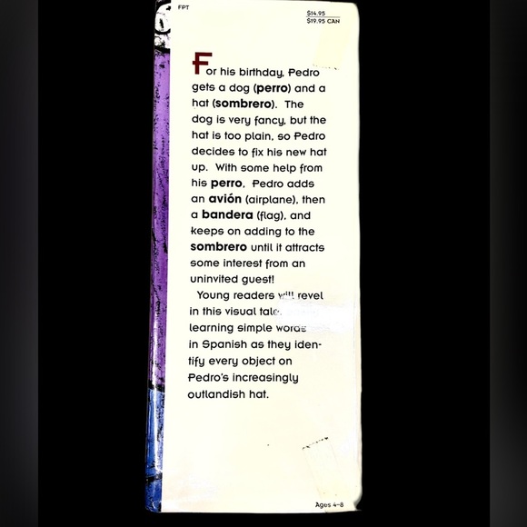 Pedro, His Perro, and the Alphabet Sombrero 𝑩𝒐𝒐𝒌 by Lynn Rowe Reed ages 4-8 - Picture 3 of 11